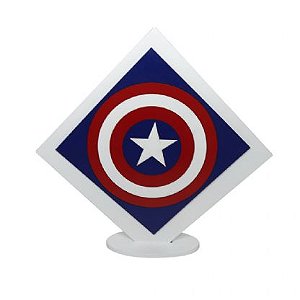Placa De Mdf Super Herói América Decorativo
