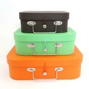 TRIO DE MALETAS MOD 24 COM ALÇA