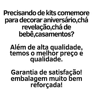 Kit Comemore 2 Só Boleiras 6 Pcs Decoração Festa Aniversário