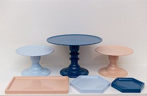 Kit Comemore 7 Só Boleiras 5 Pc Decoração Festa Aniversário