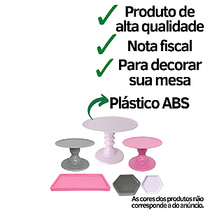 Kit Comemore Só Boleiras Rose 5 Pcs Decor Festa Aniversário