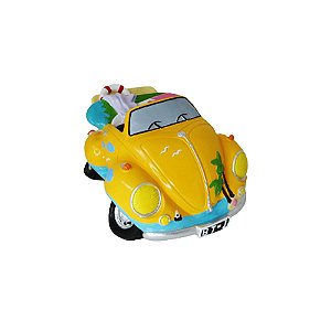 FUSCA DE CERAMICA AMARELO