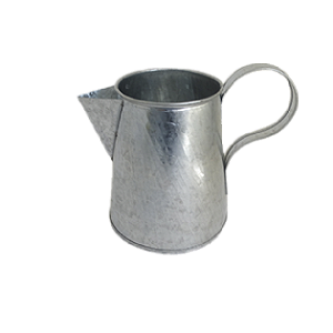 Regador Metal Galvanizado Decorativo Enfeite 13 cm Jardim