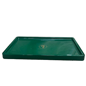 Bandeja Mosaico Retangular Festa Só Boleiras Verde Folha