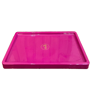 Bandeja Mosaico Retangular Festa Só Boleiras Fucsia