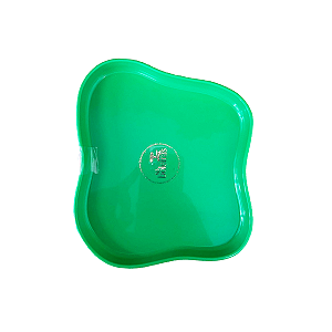 Bandeja Orgânica Só Boleiras 180 Verde Limão Decorativa
