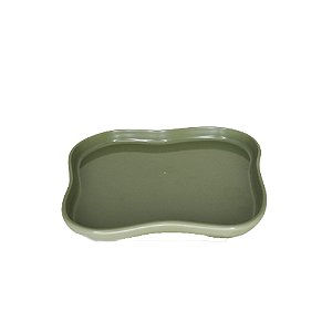Bandeja Orgânica Só Boleiras 180 Verde Eucalipto Decorativa