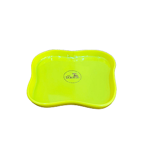 Bandeja Orgânica Só Boleiras 180 Neon Amarelo Decoração