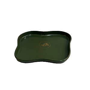 Bandeja Orgânica Só Boleiras 180 Verde Musgo Decorativa