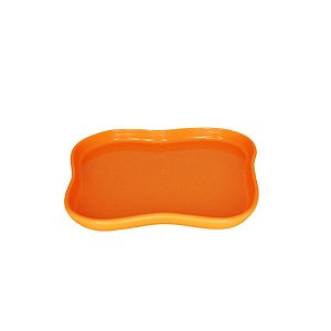 Bandeja Orgânica Só Boleiras 180 Neon Laranja Decorativa