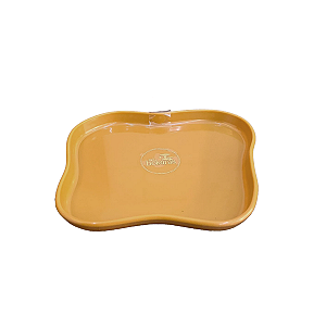 Bandeja Orgânica Só Boleiras 180 Mostarda Decorativa Festa