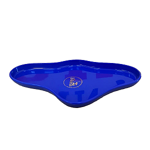 Bandeja Orgânica Azul Bic 250 Decorativa Festas Só Boleiras