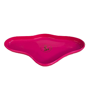 Bandeja Orgânica Pink 250 Decorativa Festas Só Boleiras