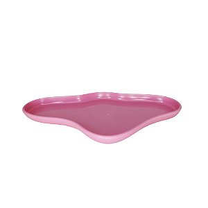 Bandeja Orgânica Rosa 250 Decorativa Festas Só Boleiras