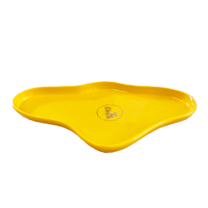 Bandeja Orgânica Amarelo Gema 250 Decora Festas Só Boleiras