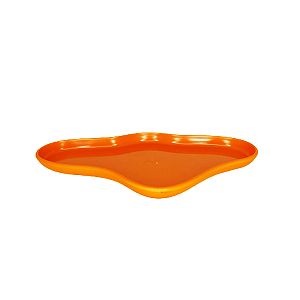 Bandeja Orgânica Laranja 250 Decorativa Festas Só Boleiras