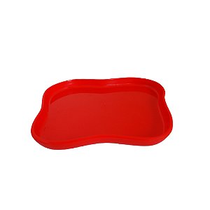 Bandeja Orgânica Só Boleiras 180 Vermelho Decorativo Festa