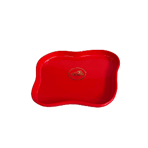 Bandeja Orgânica Só Boleiras 180 Vermelho Decorativo Festa