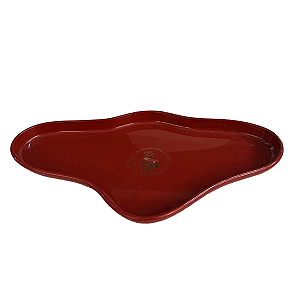 Bandeja Orgânica Terracota 250 Decorativa Festas Só Boleiras