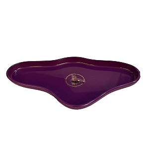 Bandeja Orgânica Roxo 250 Decorativa Festas Só Boleiras