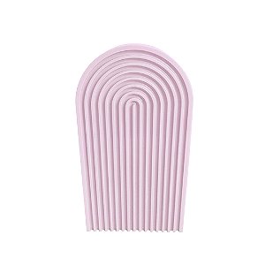 Vaso Arco Decorativo 2 Em 1 Só Boleiras Rosa Claro Candy
