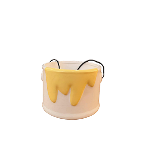 VASO BALDE DE TINTA ALCA CORDA AMARELO CANDY