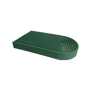 Bandeja Arco Decorativa Festa Só Boleiras 22x12 Verde Musgo