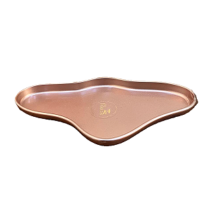 Bandeja Orgânica Rose Gold 250 Decoração Festas Só Boleiras
