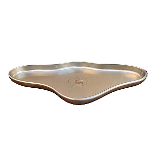 Bandeja Orgânica Dourado 250 Decorativa Festas Só Boleiras