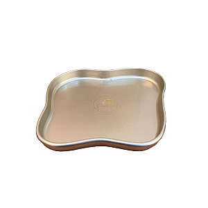 Bandeja Orgânica Só Boleiras 180 Dourado Decorativo Festa