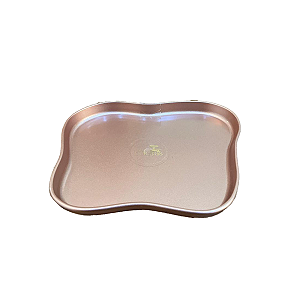 Bandeja Orgânica Só Boleiras 180 Rose Gold Decorativa Festa