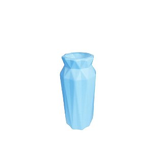 VASO DE PLASTICO GLAM AZUL BEBE