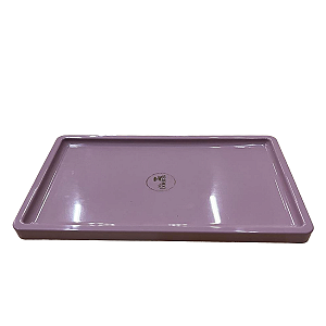 Bandeja Mosaico Retangular Festa Só Boleiras Lilás Chic