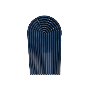 Vaso Arco Decorativo Festa 2 Em 1 Só Boleiras Azul Gris
