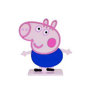 Display Mdf Laqueado Menino Pig Decorativo Placa Totem