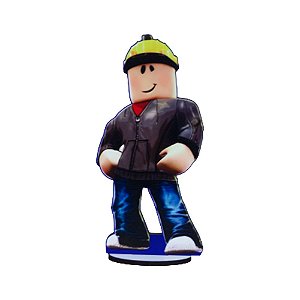 1 Display Placa Roblox Menino Personalizada 70cm 3mm