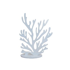 Alga MDF Mod 4 Branco Decoração De Festas Enfeite Mesa