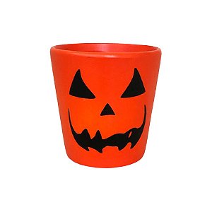 CACHEPOT ABOBORA CONE HALLOWEEN