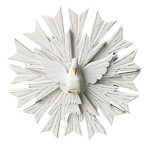 Espírito Santo Divino Resplendor Madeira De Parede Mod 6