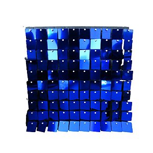 ENFEITE PLASTICO MAGICO SHIMMER 30X30 CADA AZUL ROYAL