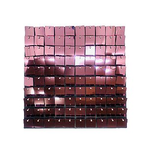 ENFEITE PLASTICO MAGICO SHIMMER 30X30 CADA ROSE GOLD