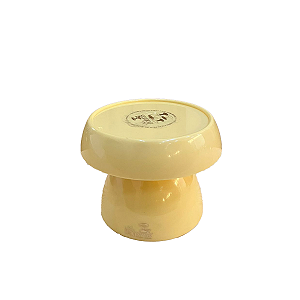 Boleira Cogumelo Pequena Prato Só Boleiras Amarelo Butter