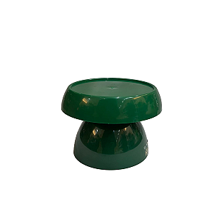 Boleira Cogumelo Pequena Prato Doces Só Boleiras Verde Folha
