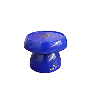 Boleira Cogumelo Pequena Prato Doces Só Boleiras Azul Bic