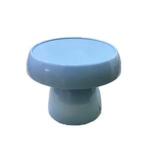 Boleira Cogumelo Média Prato Doces Só Boleiras Azul Bebê