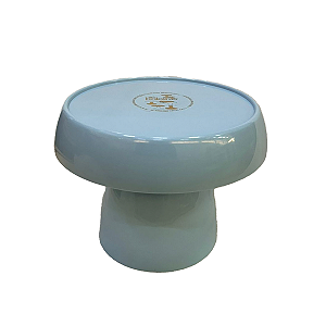 Boleira Cogumelo Média Prato Doces Só Boleiras Azul Bebê