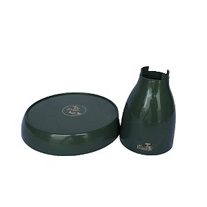 Boleira Cogumelo Média Prato Doces Só Boleiras Verde Musgo