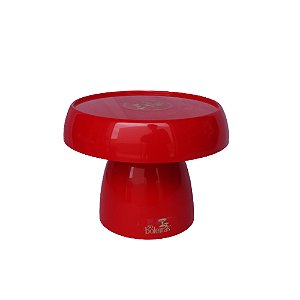 Boleira Cogumelo Média Prato Doces Só Boleiras Vermelho