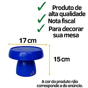 Boleira Cogumelo Média Prato Doces Só Boleiras Vermelho