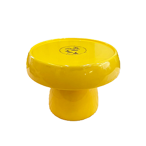 Boleira Cogumelo Média Prato Doces Só Boleiras Amarelo Gema